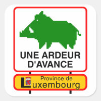 6x Sticker - UNE ARDEUR D'AVANCE