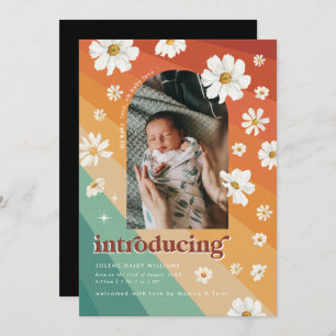 70 ans rétro   Faire-part de naissance photo Arch