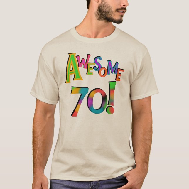 70 superbes T-shirts et cadeaux d'anniversaire (Devant)