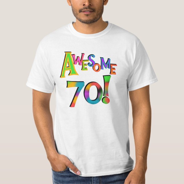 70 superbes T-shirts et cadeaux d'anniversaire (Devant)