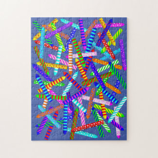 70e Anniversaire Candle Jigsaw Puzzle