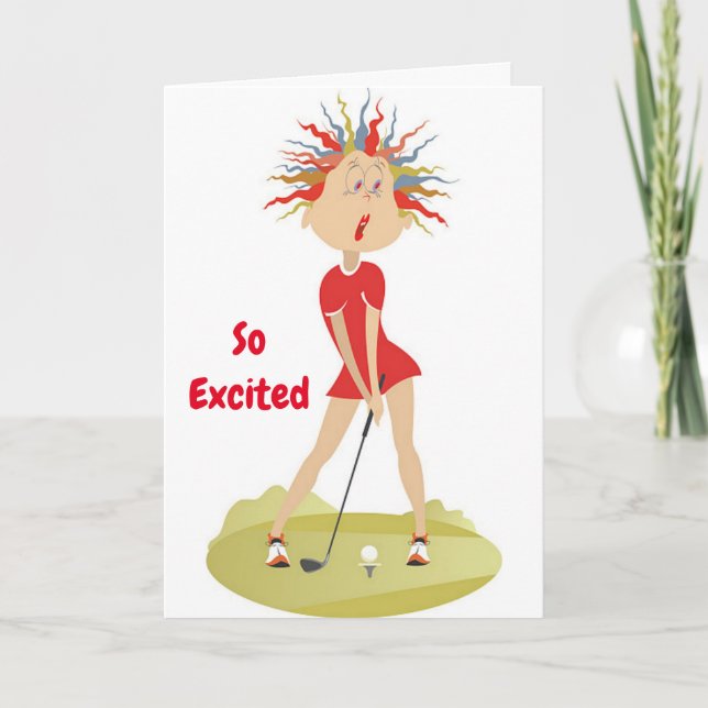 **70e anniversaire HUMOUR pour GOLFER** Carte (Devant)