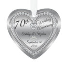 70e anniversaire Mariage Diamond Platinum Keepsaké