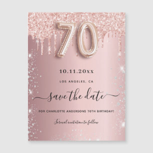 70e anniversaire parties scintillant de broussaill