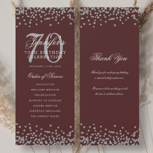 70e Anniversaire Programme Merci Argent Bourgogne