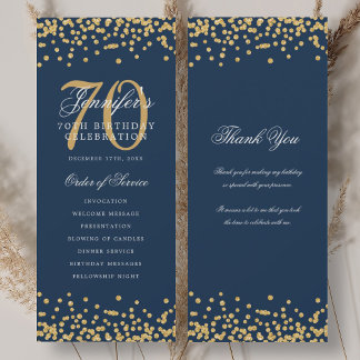 70e anniversaire Programme Merci Gold Marine