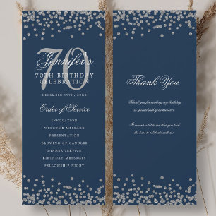 70e anniversaire Programme Merci Silver Navy