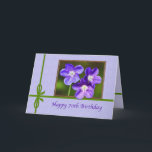 70e carte Birthday<br><div class="desc">These lovely little flowers Photographe à Madison,  dans le New Jersey. They make a beautiful cover for a birthday greeting card.</div>