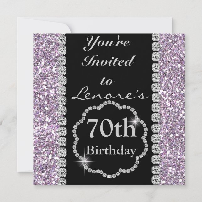 70e Invitation à la fête d'anniversaire du BLING (Devant)