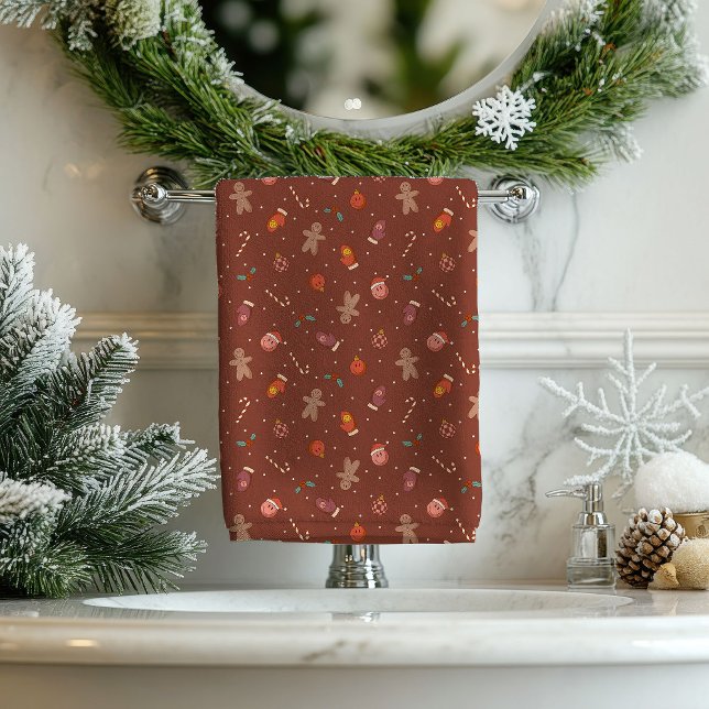 70s Christmas Towels Peace Love Pastel Comfort (70s Christmas Towels Peace Love Pastel Comfort)