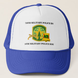 716TH CASQUETTE de BATAILLON de POLICE MILITAIRE