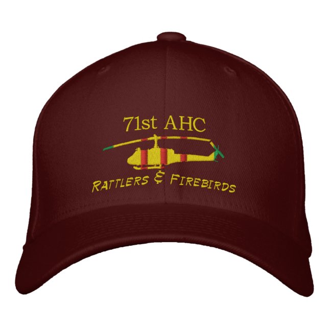 71e AHC Vietnam UH1 Casquette brodé (Devant)