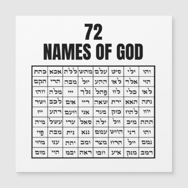 72 Names of God (Devant)