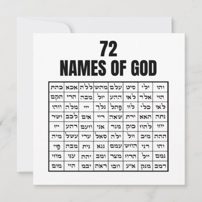 72 Names of God (Devant)