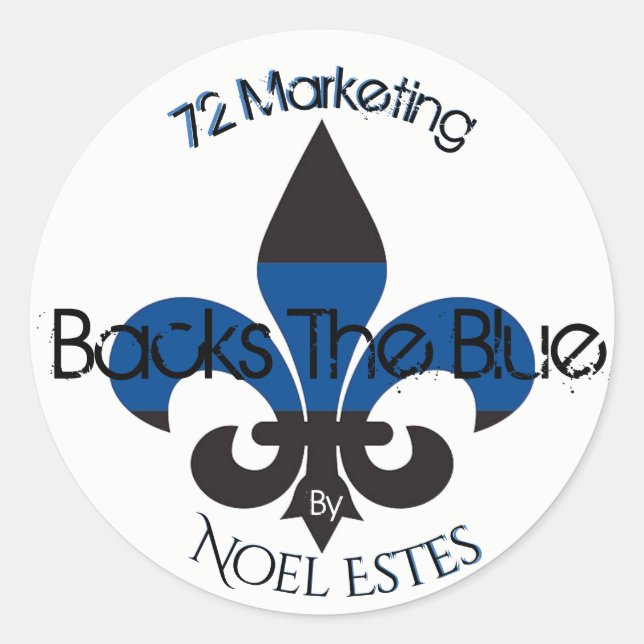 72sacs marketing Le Sticker Blue Collection (Devant)