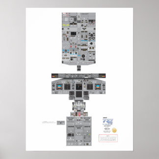 737NG Poster de cockpit