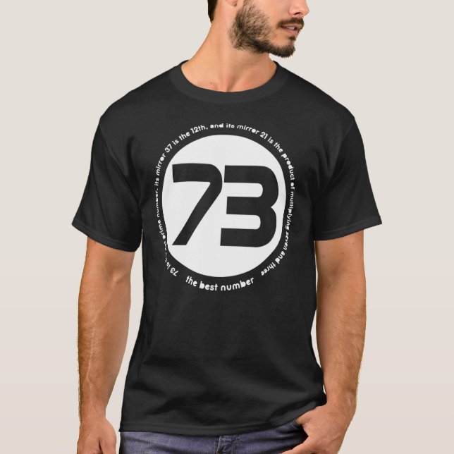 73 est le meilleur numéro Classic T-Shirt (Devant)