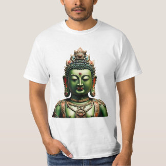 73 Green Tara - T-shirt Masque Bouddhiste