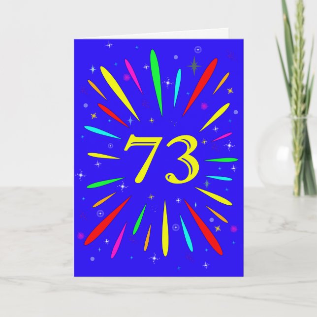 73e carte d'explosion anniversaire (Devant)