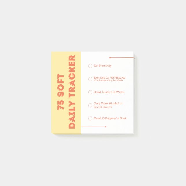 75 Notes post-it® souples (Devant)