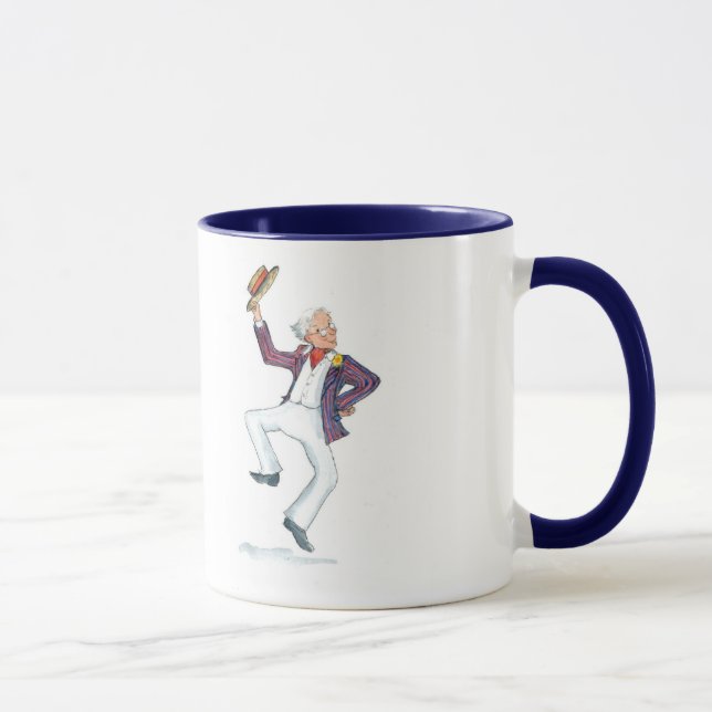 '75 years young' Café Mug (Droite)