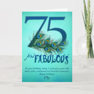 75e anniversaire Cartes modèles