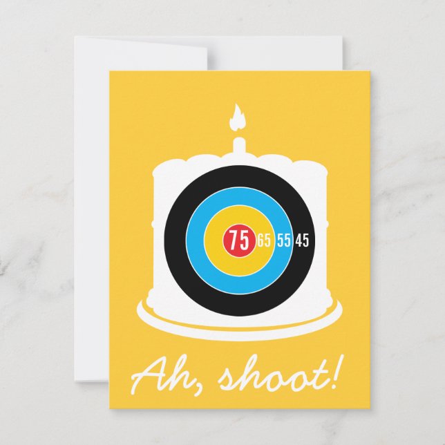 75e anniversaire du tireur d'élite - Invitation ci (Devant)