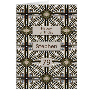 79e anniversaire Abstrait Mandala Design