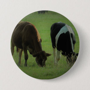 7,6 Cm Badge photo rond de vaches