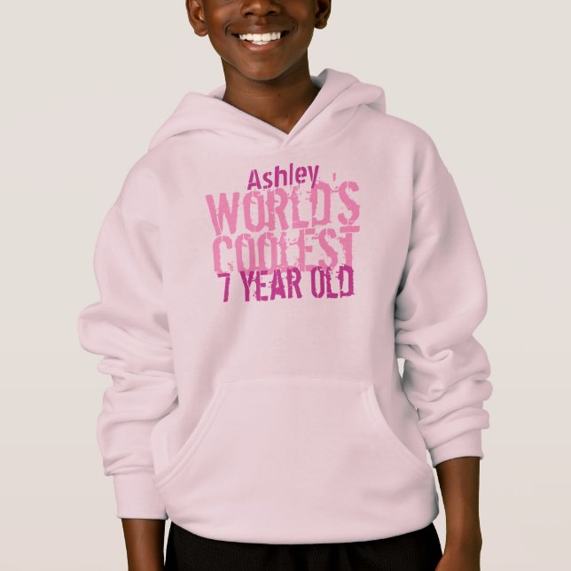 7 Anniversaire le plus froid du monde 7 ans rose (Devant)