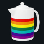 7 bandes Gay pride arc-en-ciel Drapeau Teot<br><div class="desc">7 bandes Gay pride arc-en-ciel Drapeau Teot 

 Version avec bande rose chaud enlevée en raison de l'indisponibilité du tissu rose chaud (1978-79).</div>