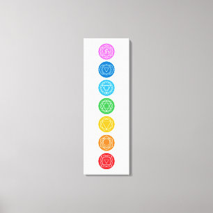 7 chakras en toile