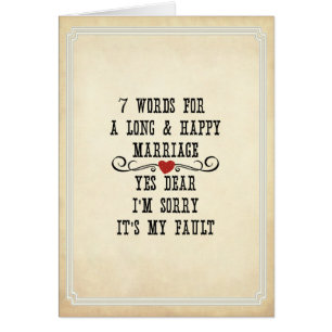 7 Mots Pour Un Mariage Long Et Heureux