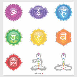 7 Sticker Symboles Chakra #01