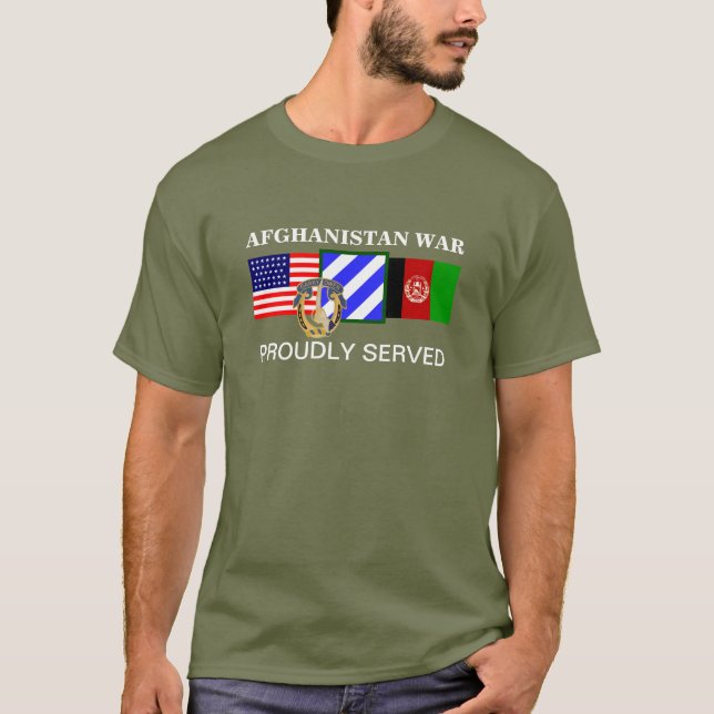 7E CAVALRY 3E INFANTERIE T-SHIRT DE GUERRE AFGHANI (Devant)