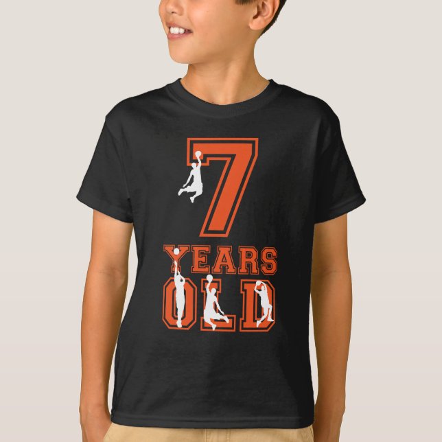 7ème Chemise de garçon d'anniversaire - T-shirt de (Devant)