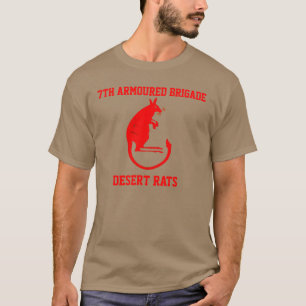 7ème T-shirt blindé de rats de désert de brigad