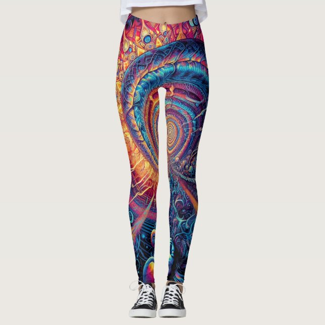 801 Leggings Abstraits (Devant)