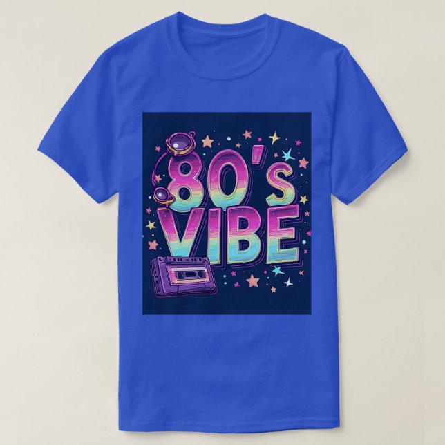 80’s Vibe Trendy T-Shirt (Design devant)