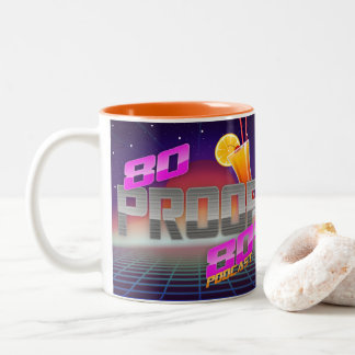 80 tasse de logo Podcast de preuve par 80s