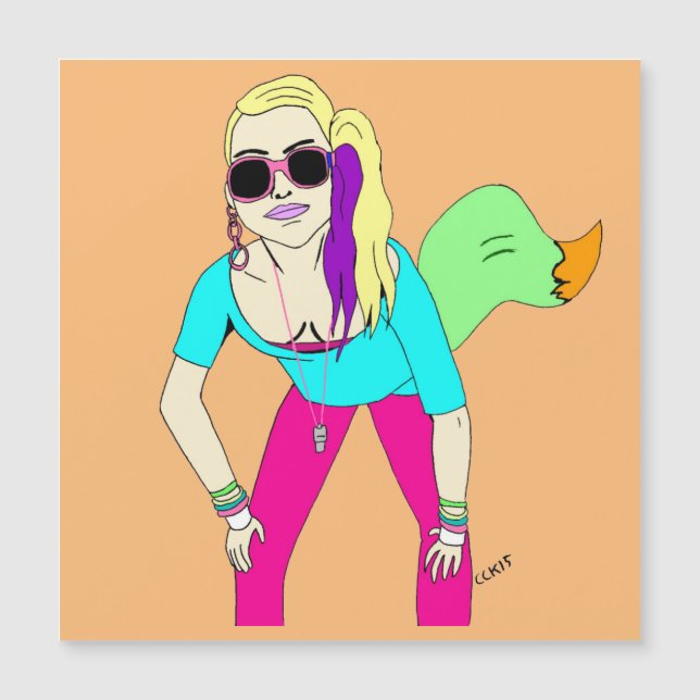 80s foxy fille (Devant)