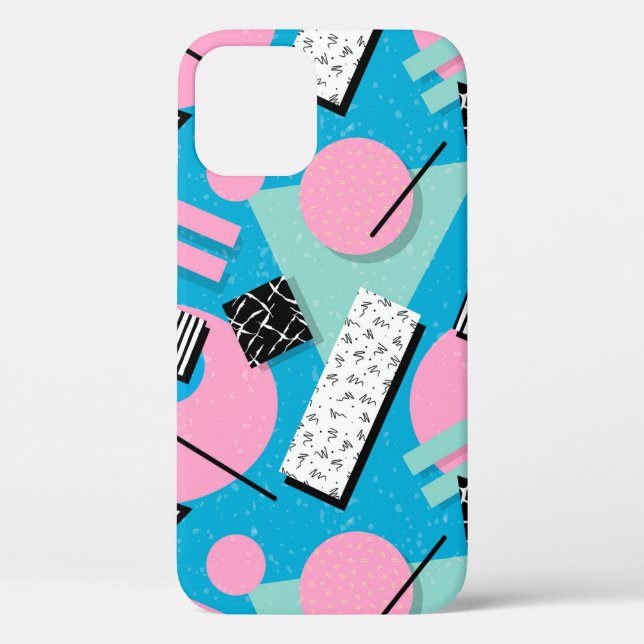 80s Retro New Wave Motif iPhone / coque ipad (Verso)