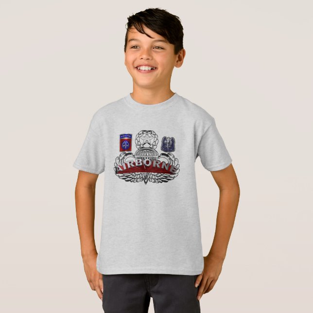 82e division aéroportée T-shirt enfant (Devant entier)