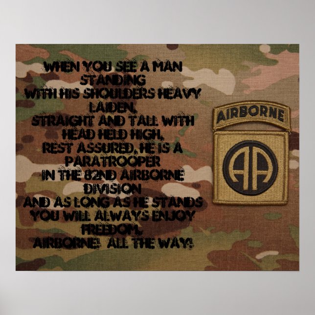 82nd Airborne Division Poster (Devant)