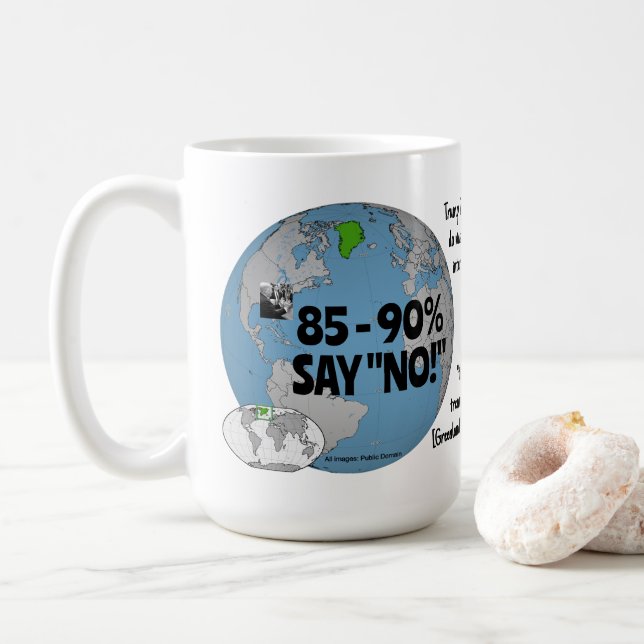 85 à 90% disent NON par RoseWrites Mug (Avec donut)