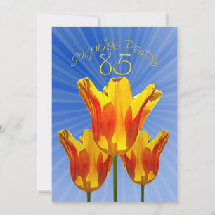 85e Invitation de fête d'anniversaire surprise