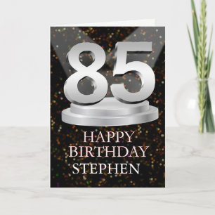 85th Birthday Spotlights Ajouter une carte de nom