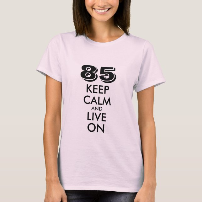 85th T-shirt d'anniversaire pour l'âge (Devant)