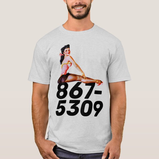 867-5309 T-SHIRTS JENNY VINTAGES 1980 (Devant)