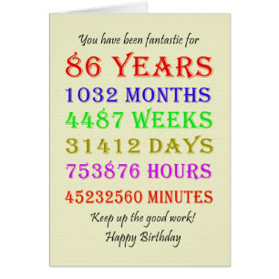 86e anniversaire Jalons